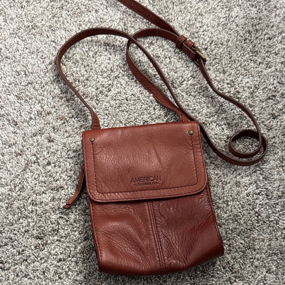 American Leather Co. Brown Crossbody Bag